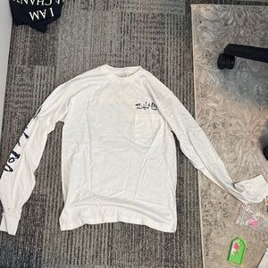 White Long Sleeve Graphic Tee